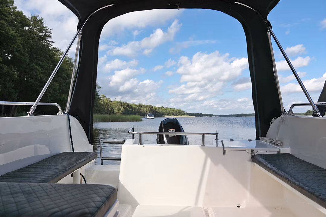 Bootstour über den Jabelschen See an der Müritz