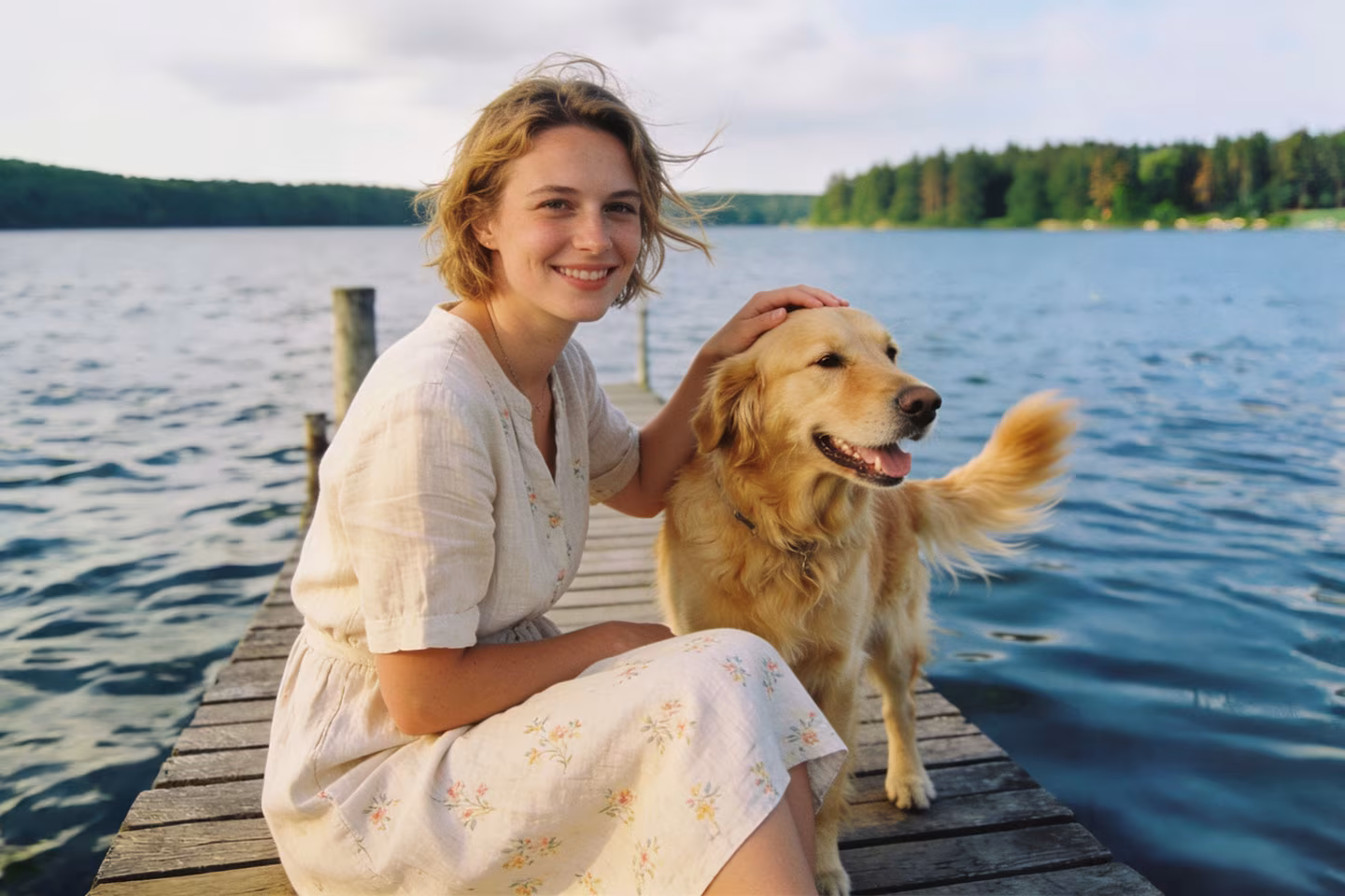 Urlaub mit Hund am Wasser an der Müritz in Jabel